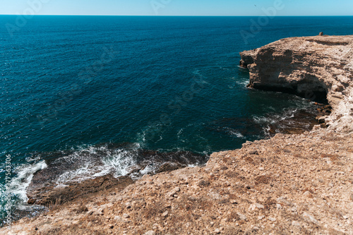 rocks and sea