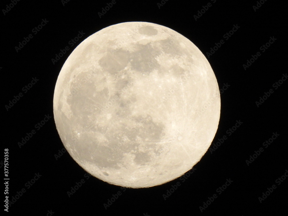 the Earth's natural satellite, the moon in its different phases over the city of Białystok in Podlasie, Poland in 2020 the Earth's natural satellite, the moon in its different phases over the city of Białystok in Podlasie, Poland in 2020