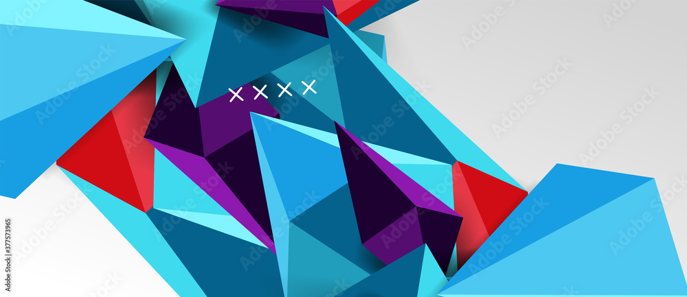 3d low poly abstract shape background vector illustration 3d low poly abstract shape background vector illustration
