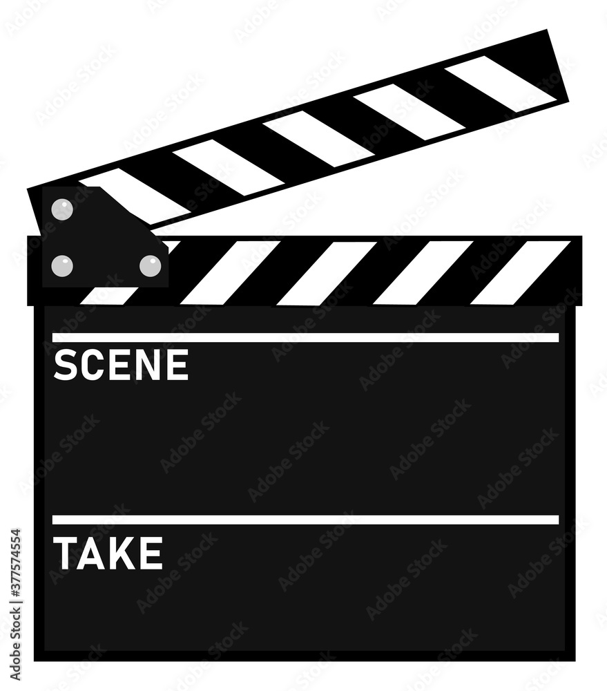 Film directors clapboard