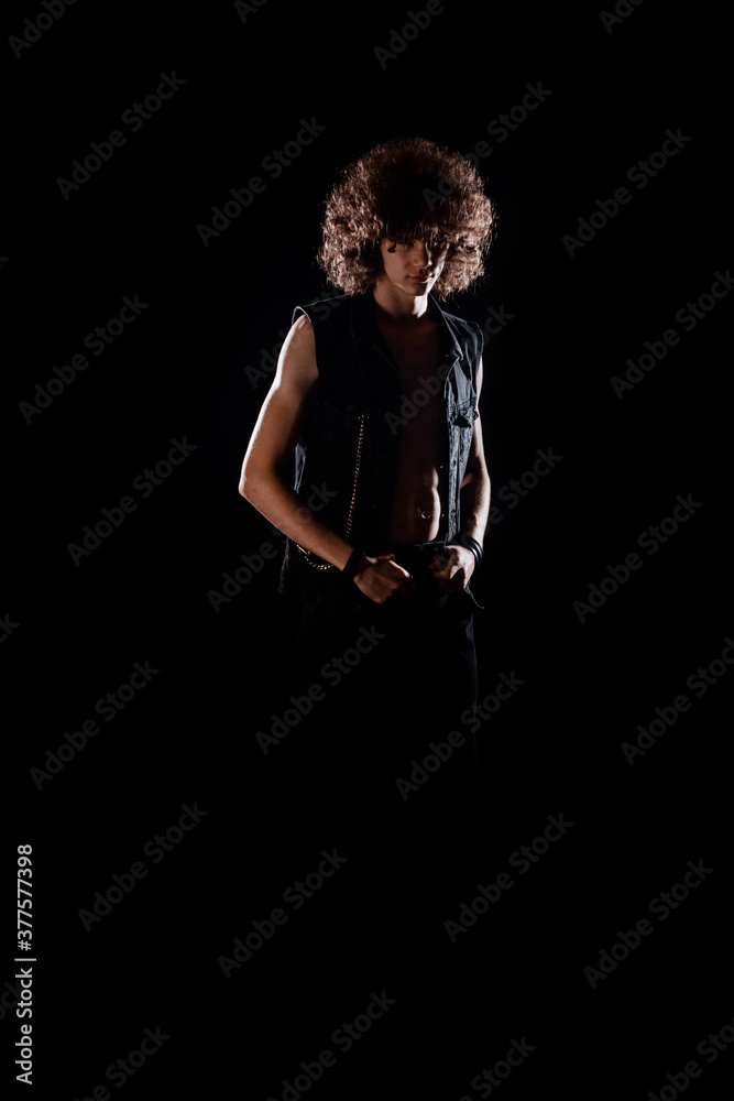 Stylish rocker punk fashion Stylish rocker punk fashion
