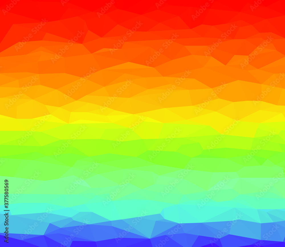 Fototapeta premium Colorful polygonal background. Vector illustration. 