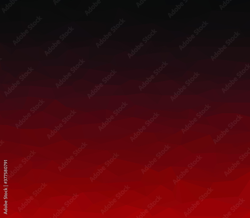 Red polygonal background. Red triangle background. Vector illustration. 