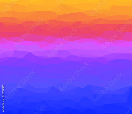 Colorful polygonal background. Vector illustration. © Karine