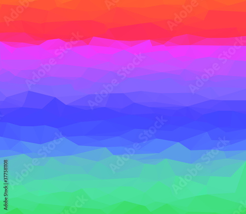 Colorful polygonal background. Vector illustration.  © Karine