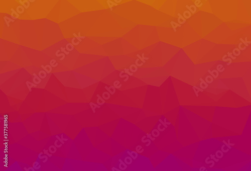 Red polygonal background. Red triangle background. Vector illustration. © Karine