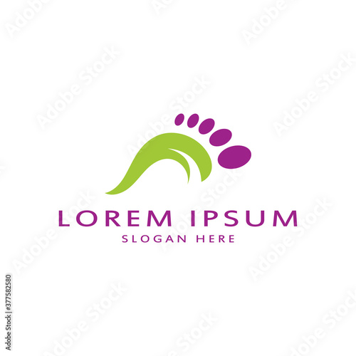 Foot Logo Template