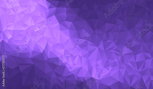 Purple polygonal background. Purple triangle background. Vector illustration.