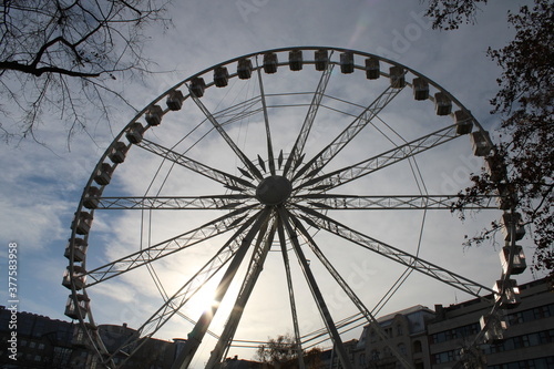 The ferris wheel in Budapest  Hungary