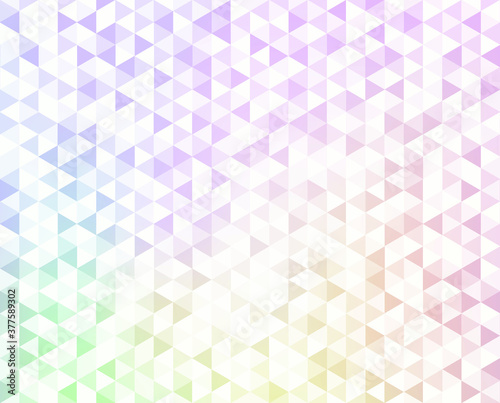 Colorful background. Triangle texture. Abstract vector illustration. Geometric template. 