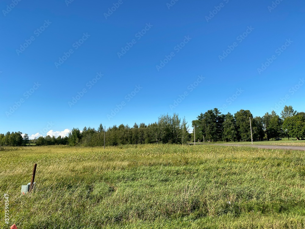 Scenic Minnesota Landscape in the Summer Time Scenic Minnesota Landscape in the Summer Time