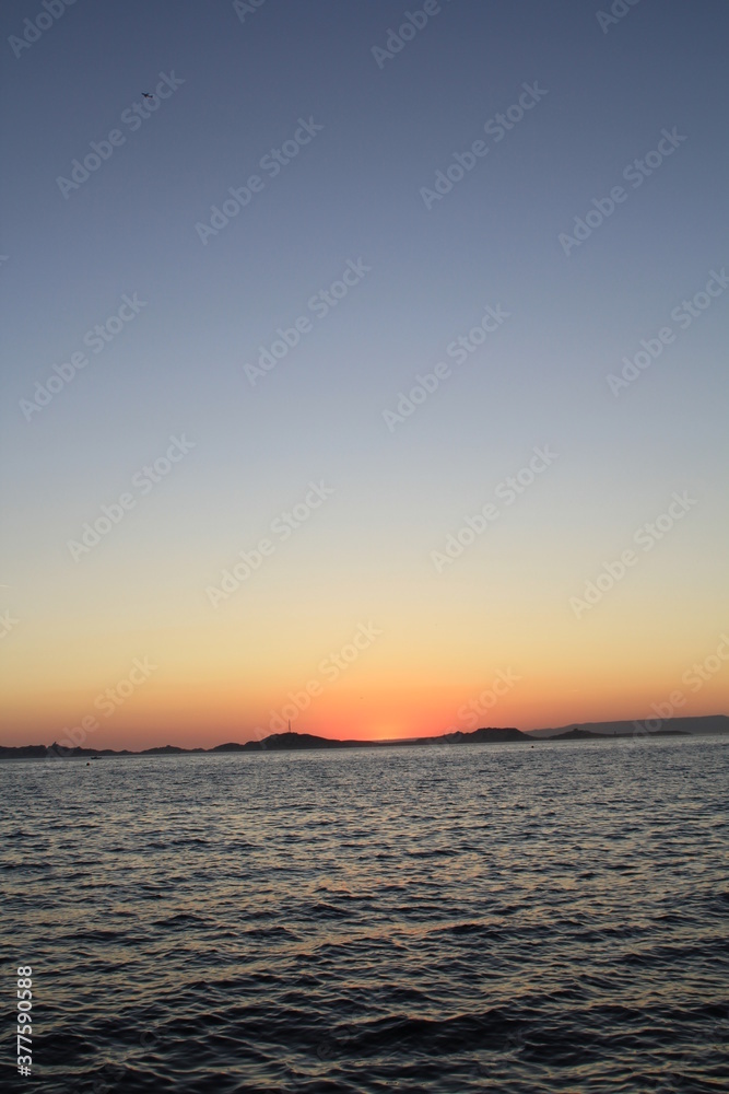  Coucher de soleil Prado Marseille