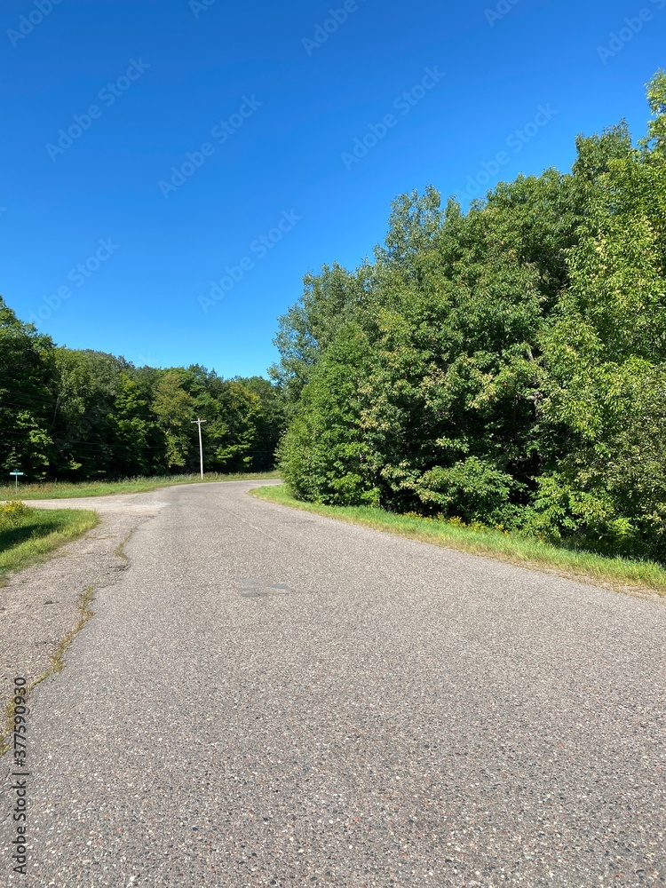 Scenic Minnesota Landscape in the Summer Time