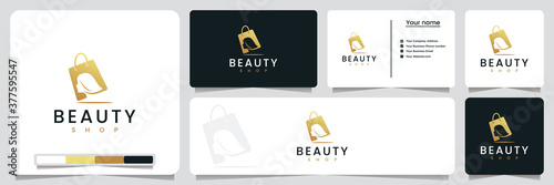 beauty shop ,for your lifestyle, logo design inspiration