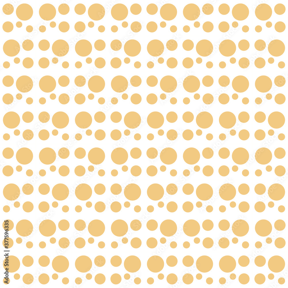 Four circle tile with random seamless repeat pattern background
