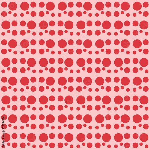 Four circle tile with random seamless repeat pattern background