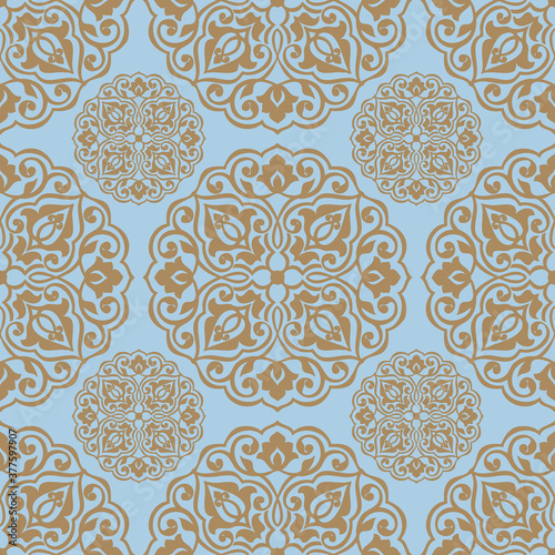 Persian Seamless Repeat Pattern Background