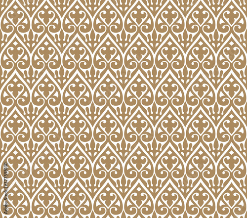 Vintage Seamless Repeat Pattern Background