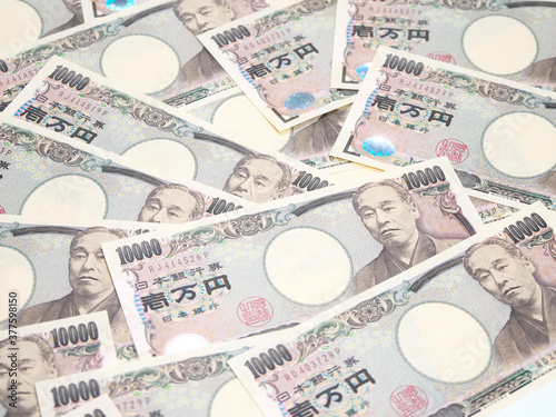 日本円の紙幣 一万円札