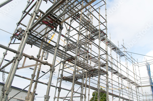 Wallpaper Mural 建設現場　足場 Torontodigital.ca