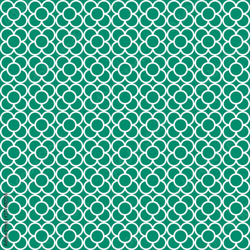 Mini Circle Flower Seamless Repeat Pattern Background