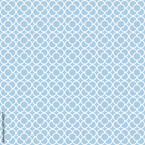 Mini Circle Flower Seamless Repeat Pattern Background