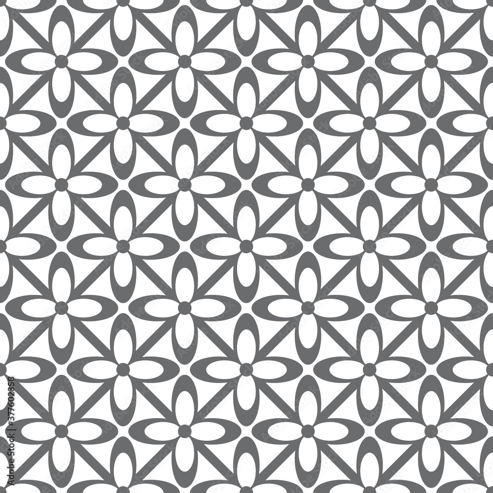 Flower Line Seamless Repeat Pattern Background Flower Line Seamless Repeat Pattern Background