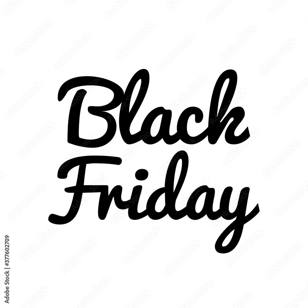 Obraz premium Black Friday sign