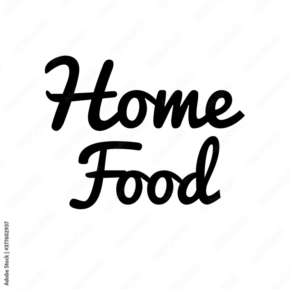''Home made food'' sign