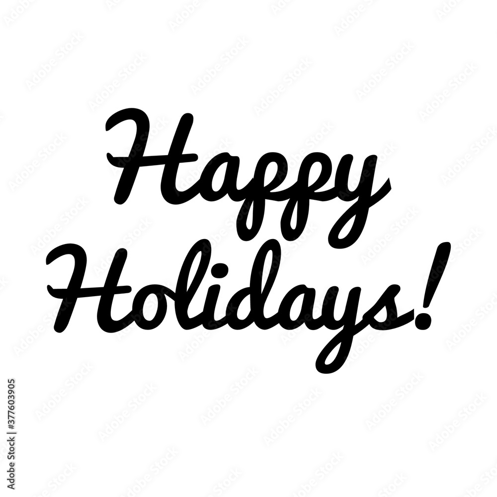 Fototapeta premium ''Happy holidays!'' design
