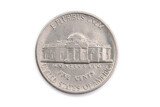 アメリカ合衆国（USA）の貨幣　5セント　硬貨　