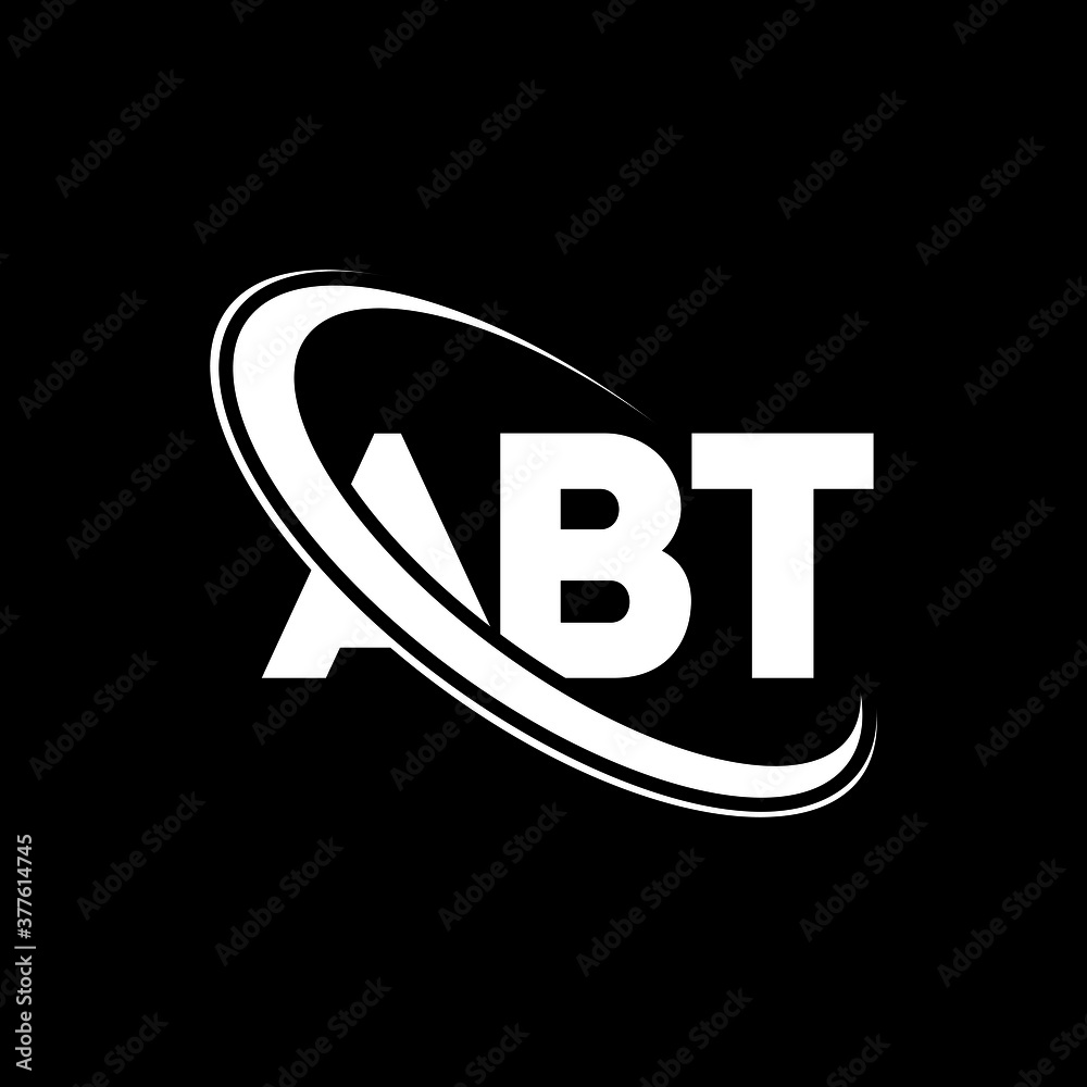 ABT logo. A B T design. White ABT letter. ABT/A B T letter logo design ...