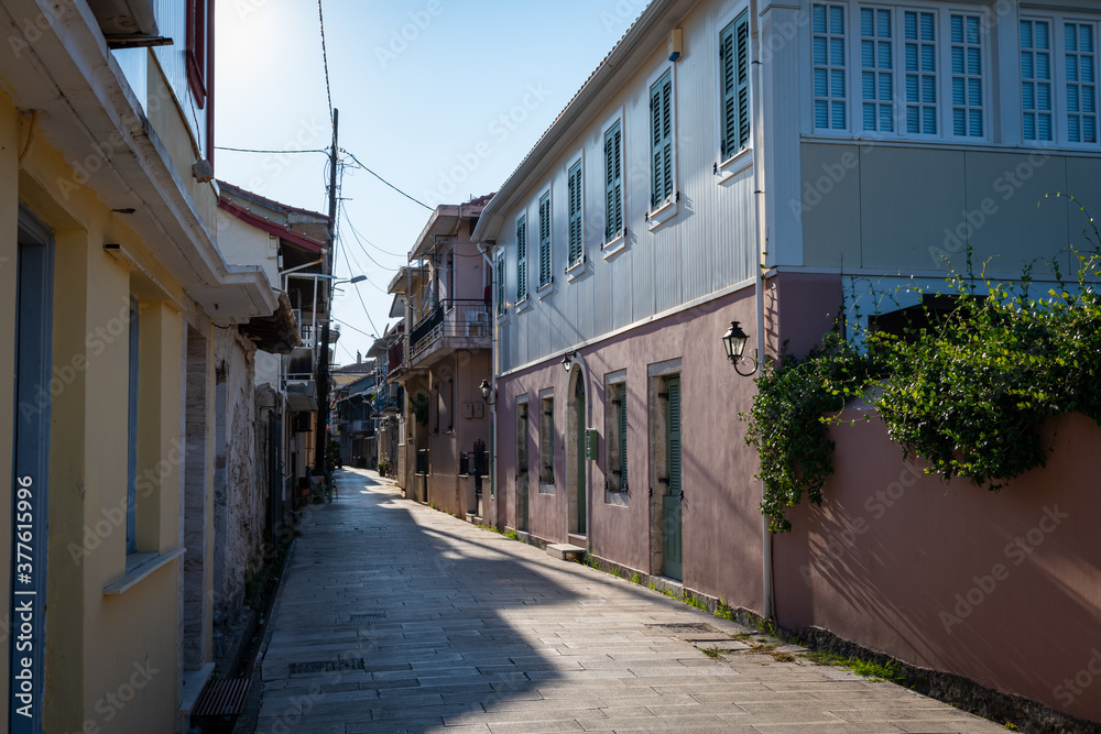 Side street on Lefkada island.
