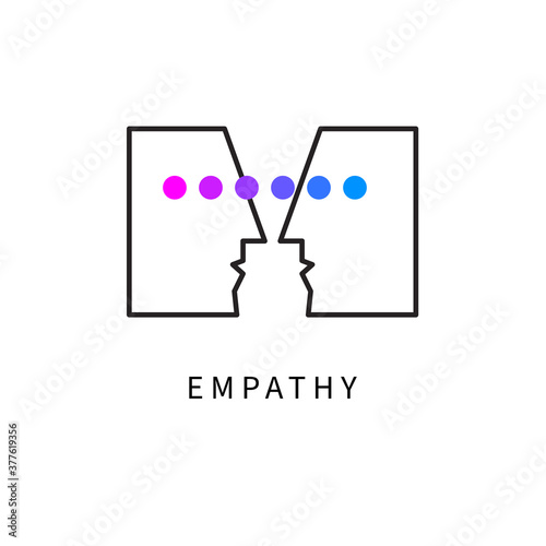 Logo of empathy, emotional intelligence