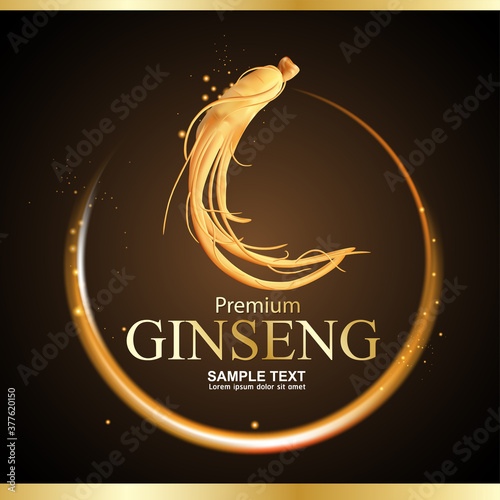 Ginseng Premium Vector 