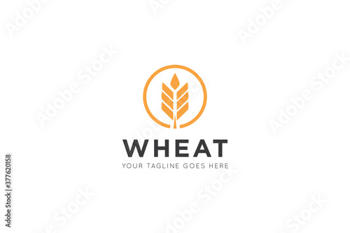 wheat logo, icon, symbol vector illustration design template