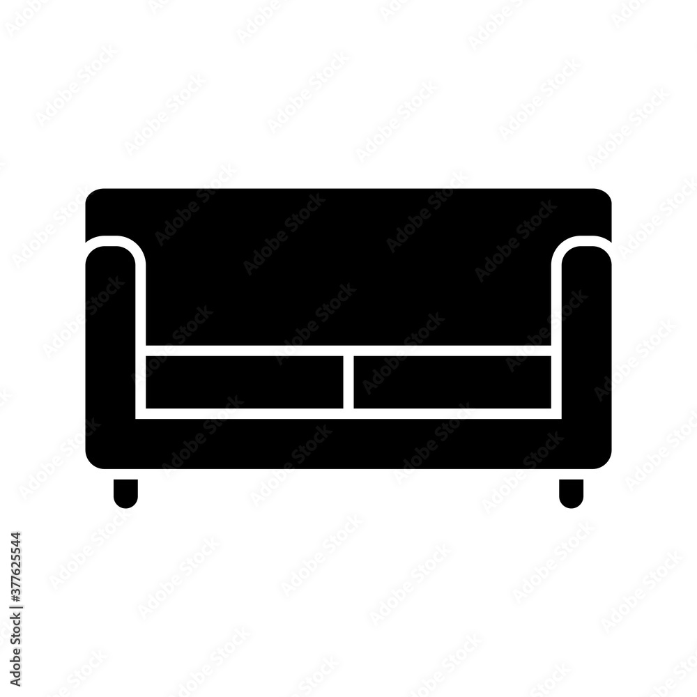 sofa icon with glyph style vector for your web design, logo, UI. illustration sofa icon with glyph style vector for your web design, logo, UI. illustration