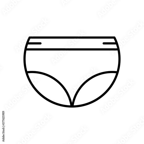 Baby, diaper, toddler icon with outline style vector for your web design, logo, UI. illustration.