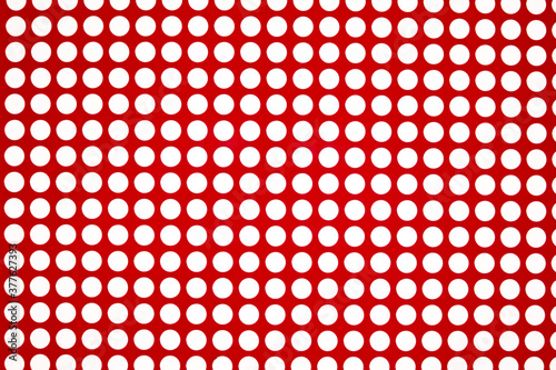 white dots on a red background