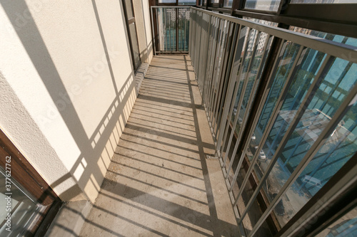 view from the balcony of the apartment building