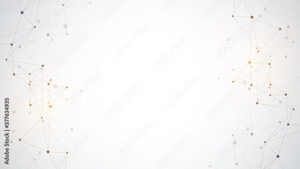 Abstract polygonal background with connecting dots and lines. Global network connection, digital technology and communication concept. Abstract polygonal background with connecting dots and lines. Global network connection, digital technology and communication concept.