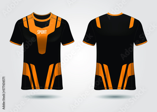 T-shirt Sport Jersey Template Design Vector