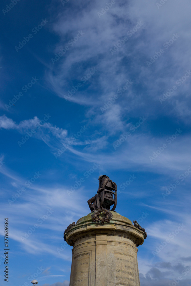 Fototapeta premium Statues of Shakesperean characters Stratford upon Avon Warwickshire England UK
