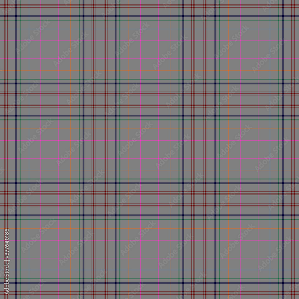  Tartan traditional checkered fabric seamless pattern!!