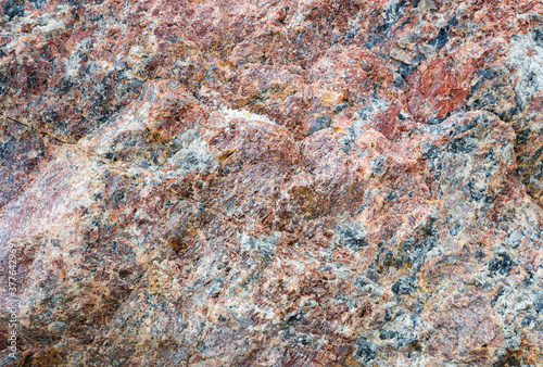 Natural raw red granite texture