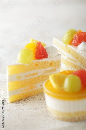 フルーツのショートケーキのイメージ