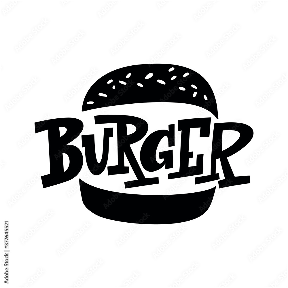 Vecteur Stock Vector Handwritten Illustration Of The Best Burgers Hand 