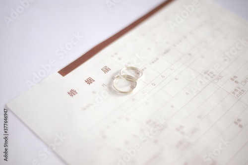 婚姻届 photo