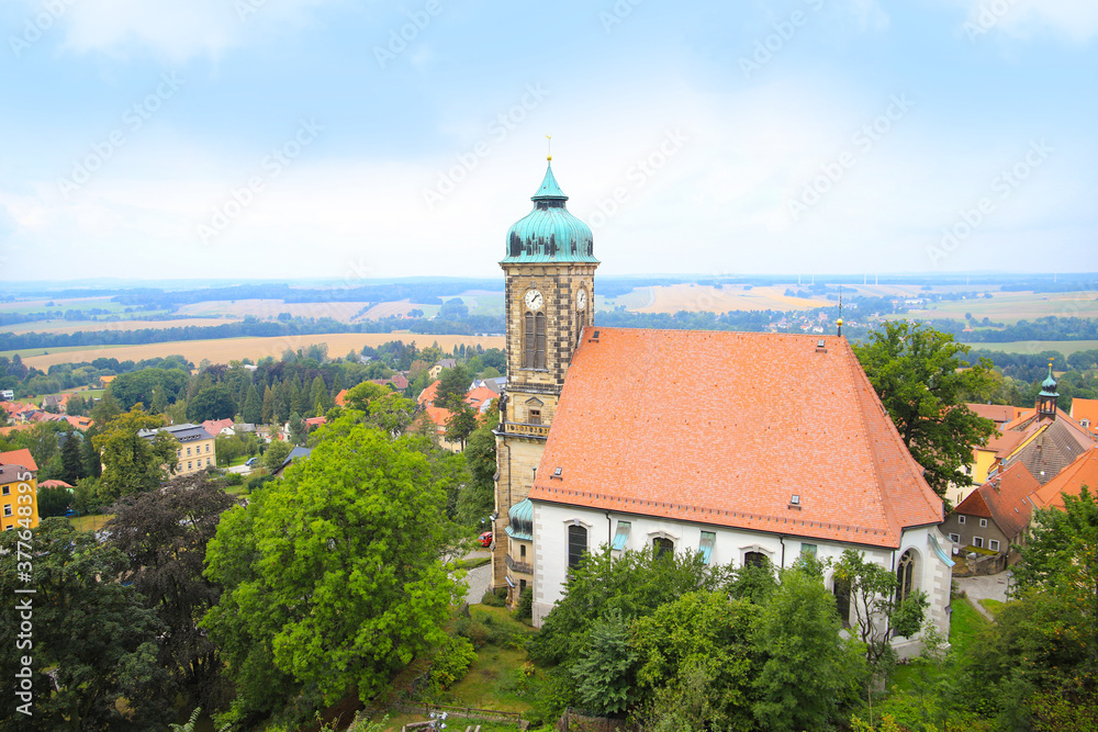 The City Church of Stolpen, Saxon Switzerland - Germany