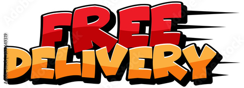 Text delivery banner on white background